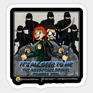 The Adventure Begins Sticker